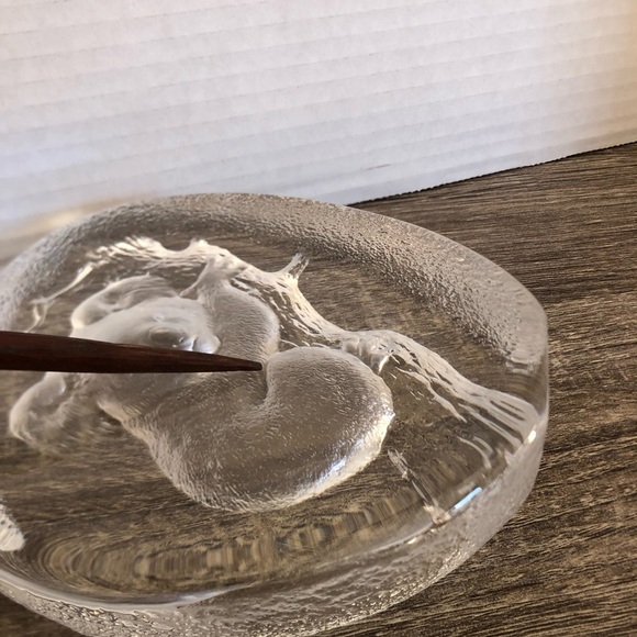 Vtg Mats Jonasson Sweden Crystal Paperweight - Picture 11 of 12